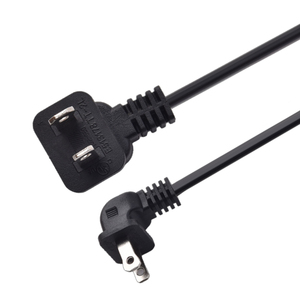 Etl chứng nhận SPT-1 2C 18AWG đen 1.5m dây điện với NEMA 1-15p phân cực cắm + 2cm Tước End - Product Image 3