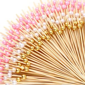 Palillos y Brochetas de Bambú Desechables Elegantes - Antiadherentes, Saludables, con Logotipo Personalizado para Fiestas, Aperitivos, Barbacoas y Snacks - Product Image 1