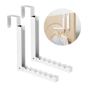 Đa chức năng trên cửa móc removeable quần áo móc treo áo Giá có thể gập lại xách tay quần áo móc móc - Product Image 1