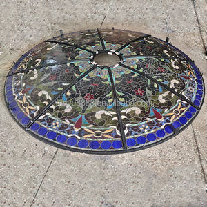 Cúpula de Vidrio Tiffany Personalizada Directamente de Fábrica para Decoración de Techo y Iluminación para Hotel/Villa - Product Image 4