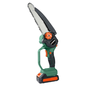 <span class=keywords><strong>Mini</strong></span>-tronçonneuse électrique domestique la plus vendue, <span class=keywords><strong>batterie</strong></span> lithium 8 pouces, <span class=keywords><strong>scie</strong></span> <span class=keywords><strong>à</strong></span> <span class=keywords><strong>chaîne</strong></span> portative pour la coupe du bois, scies électriques rechargeables OEM - Product Image 1