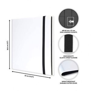 FUXI - Carpeta Personalizada para Tarjetas Coleccionables, con 12 Bolsillos y Capacidad para 360 Tarjetas, Carga Lateral, Correa Elástica, para Tarjetas de Juego - Product Image 6
