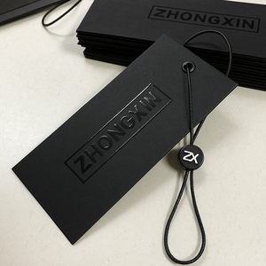 Giá Bán Buôn Quần áo tùy chỉnh treo thẻ <span class=keywords><strong>PVC</strong></span> nhãn hàng may mặc không thấm nước in hangtags Logo cho thương hiệu may mặc - Product Image 2