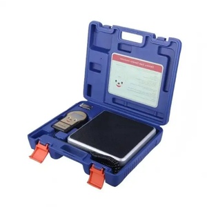 Báscula Digital para Carga de Refrigerante TWH, Alta Precisión, Pantalla LED, Recargable, Electrónica, en <span class=keywords><strong>Kg</strong></span> y Lb, 100KGS/<span class=keywords><strong>220LBS</strong></span> para OEM ODM - Product Image 2