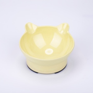 Tazón Elevado Antideslizante para Mascotas con Forma de Oreja de Gato, Venta al por Mayor de Fábrica, Comedero Ecológico de Plástico para Gatos - Product Image 2