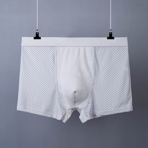 Boxers pour hommes grande taille en modal et soie glacée, transparents, respirants, fins, pour l'été, sous-vêtements pour jeunes - Product Image 4