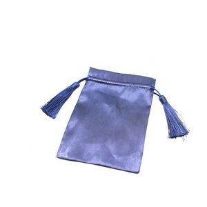 Pochette en satin luxueuse parfumée à la lavande avec cordon de serrage, emballage cadeau avec une texture de satin exceptionnelle - Product Image 4