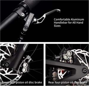 Bicicleta de Montaña de Fibra de Carbono con Suspensión Trasera, Suspensión Todoterreno, Horquilla Delantera Fox y para Carreras de Adultos - Product Image 6