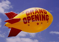Conception personnalisée de ballon à l'hélium volant zeppelin dirigeable ballon à vendre jouet gonflable publicité aérienne dirigeable rc