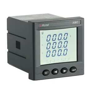 Acrel AMC72L-E4/KC 380V 3 Phase Digital Multifunction Electric Power kWh Panel Meter rs485 Modbus-rtu 5A input CT Operated