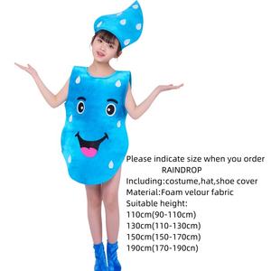 Niños adultos felpa terciopelo carnaval el <span class=keywords><strong>sol</strong></span> <span class=keywords><strong>Luna</strong></span> <span class=keywords><strong>estrella</strong></span> nube Poncho frutas traje con sombrero actuación escenario Cosplay Su - Product Image 5