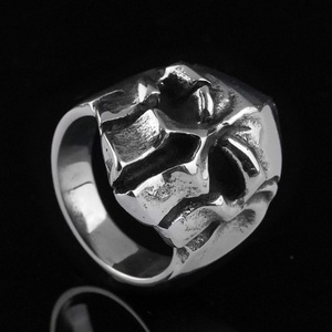 Anillos Punk para Hombre, Joyería de Acero Inoxidable, Diseños de Calaveras, Anillo de Dedo Personalizado Vikling, Precio al por Mayor - Product Image 2