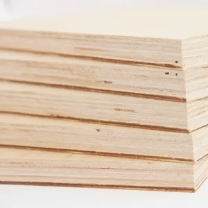 Solid wood multilayer plywood 2.0mm-30 mm E0 grade environmental protection plywood laminated wood board