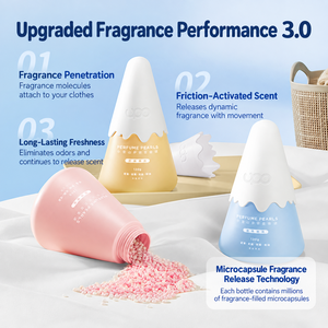 Perles de parfum pour lessive à dissolution rapide, rehausseur de parfum personnalisé pour vêtements, senteur fraîche pour tissus et textiles - Product Image 5
