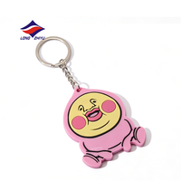 Longzhiyu – Porte-clés en PVC souple 2D/3D personnalisé, 20 ans d'expérience, pour anime, avec votre logo, en caoutchouc, avec chaîne pour sac à dos