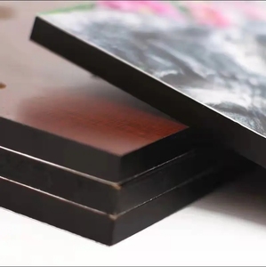 2025 thiết kế mới 9mm dày Hội Đồng Quản trị A0 A1 A2 A3 A4 A5 đen trắng với keo dán ảnh bằng gỗ khung hình ảnh khung - Product Image 5