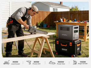 Generador Solar Portátil AFERIY con Pantalla Fuller y 11 Puertos de Salida, UPS de Onda Sinusoidal Pura de 10ms, con Aplicación, Estación de Energía Portátil Lifepo4 - Product Image 4