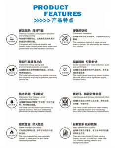 แผ่น<span class=keywords><strong>ผนัง</strong></span>โมดูลาร์สมัยใหม่สำหรับบ้านสำ<span class=keywords><strong>เร็</strong></span><span class=keywords><strong>จ</strong></span><span class=keywords><strong>รูป</strong></span> แผ่น<span class=keywords><strong>ผนัง</strong></span>แซนวิชสำหรับตกแต่งภายในและภายนอก พร้อมผิวสัมผัสลายหินอ่อน วัสดุเหล็ก - Product Image 6