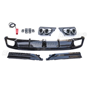 Accord Rear Bumper <b>Splitter</b> Glossy Black Sport Style Bumper Guard Body Kit for Honda Accord 11th Gen 2023-2024 Car Accessories - Product Image 4