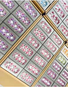 Cabezas de Rosa <span class=keywords><strong>Estabilizadas</strong></span> de 4-5 cm, Cabezas de Rosa Eternas Preservadas para Decoración - Product Image 3