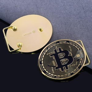 Thời Trang Phương Tây Nhà Thiết Kế Biểu Tượng Tùy Chỉnh Vàng Kim Loại Kẽm Hợp Kim Brass Thép Không Gỉ 3D Khóa Thủ Công Cao Bồi Phương Tây Vành Đai Khóa - Product Image 6