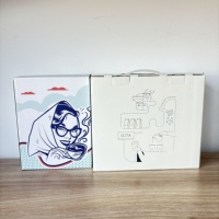 Caja de Envío de Cartón Corrugado Rígido Reciclado Ecológico Personalizado con Asa para Vodka, Tequila, Whisky, Refrescos y Bebidas Energéticas