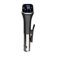 2025 Noir 1100W Programmable Électrique En Plastique Écran Tactile Cuisine Sous Vide Machine De Cuisson En Acier Inoxydable 20 De Rechange Gratuit