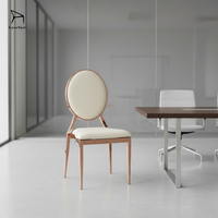 Chaises de banquet de haute qualité du fabricant avec structure métallique, assise souple, confortables et stables pour salles à manger et salles de banquet