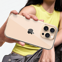 Nouvel arrivage Étui de téléphone antichoc en acrylique transparent pour iPhone 16 Plus et 16 Pro Max Étui de protection transparent pour téléphone portable