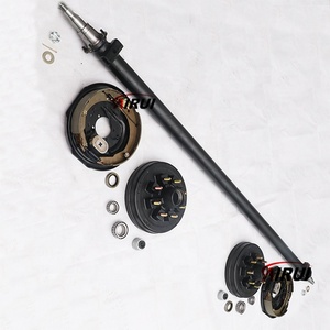 Poutre d'essieu <span class=keywords><strong>de</strong></span> <span class=keywords><strong>remorque</strong></span> à ressort standard <span class=keywords><strong>de</strong></span> 7 000 lb avec broches pressées et bride <span class=keywords><strong>de</strong></span> frein à cinq boulons - Product Image 4