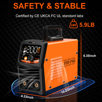 Nouvelle machine à souder portable FEIFANKE 200A DC Inverter MMA/TIG avec une efficacité de 60%