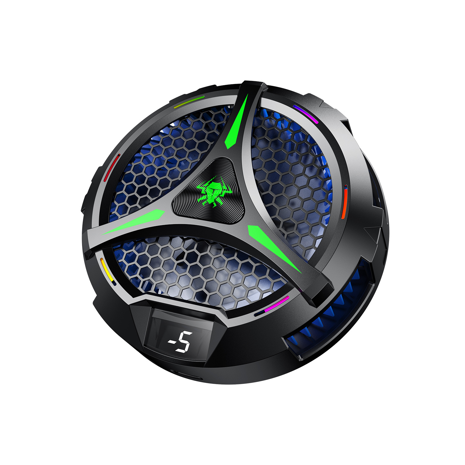 Магнитный охладитель EX3 RGB для планшета, радиатор с полупроводниковой технологией и магнитной поддержкой для рассеивания тепла