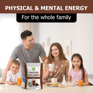 OEM/ODM Private Label Protein Collagen Powder No Sugar <b>Supplement</b> with Dietary Fiber Support Morning Routine Powder Drink - Product Image 3