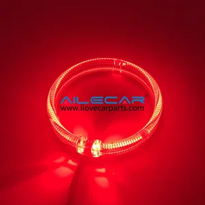 ALIECAR LED lichtgeleider angel eyes 80mm 95mm halos voor 2.5 inch 3.0 inch projector lens lijkwaden