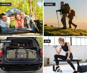 86L Water Repellent Canvas Leather <strong>Large</strong> Duffel Bag Travel Gym Sports-Hidden Straps Shoe Compartment-Men Women's Perfect Luggage - Product Image 6