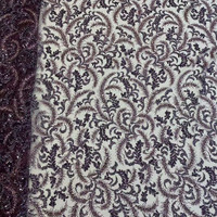 2023 haute qualité français 3D broderie Tulle dentelle tissu pour robe de soirée de mariage
