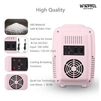 Mini-réfrigérateur électrique 4L - Portable pour hôtel, usage domestique, dortoir, voyage, voiture - Sans givre, fonctionnement silencieux, économe en énergie
