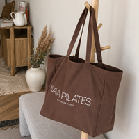 Sacs fourre-tout personnalisés avec logo et couleur, grande capacité, en toile de coton, écologiques, réutilisables, durables, pour les courses, sportifs, à porter à l'épaule