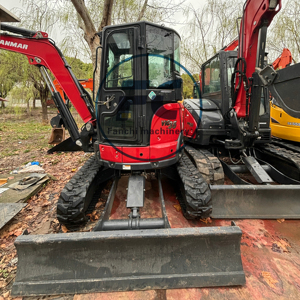 2023 yanmar VIO 35/55มือสองเครื่องขุดพร้อมนิ้วหัวแม่มือและยางแทร็ก - Product Image 1