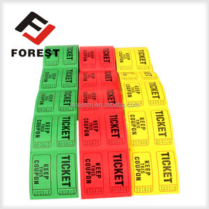 Rollos de tickets de deflector para <span class=keywords><strong>carnaval</strong></span>, para fiesta, con número directo - Product Image 3
