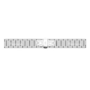 Luxury Stainless Steel Watch Band with Breathable <b>Strap</b> and Butterfly Clasp 22mm 20cm Length MAENWVO Brand - Product Image 2