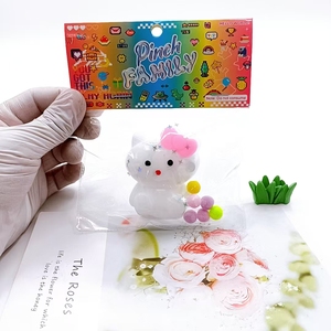 2025 TPR all'ingrosso di tendenza TPR lucido gattino pizzicato giocattoli da spremere morbido Kawaii Antistress Fidget Taba <span class=keywords><strong>Squishy</strong></span> animale per bambini - Product Image 6