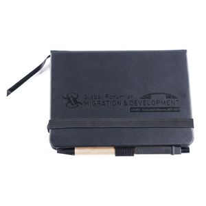 Cuaderno de Cuero PU Promocional, Tapa Dura, Logotipo Personalizado al por Mayor, Tamaño A5, Libreta para Negocios, Oficina, Material Escolar - Product Image 2