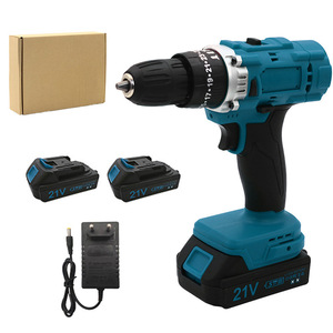 Cordless Drill 21V Lithium Battery Keyless Chuck Reversible DIY Power Tool - Product Image 1