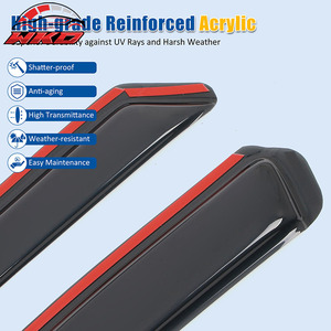 Déflecteurs de vitres latérales en acrylique pour Chevrolet Equinox 18-24, 4 pièces - Product Image 4