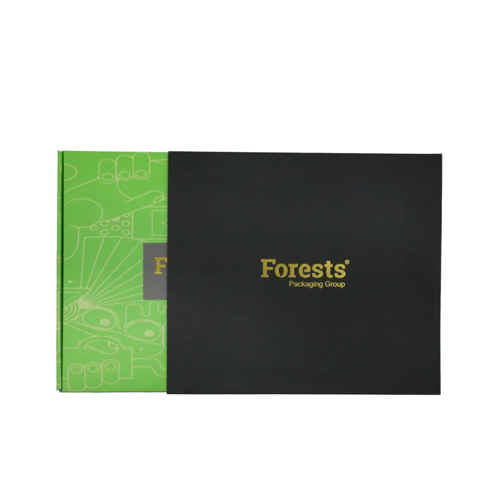 Produsen kotak kemasan bergelombang kotak Mailer hijau Set hadiah e-commerce kotak pengiriman portabel dengan sisipan
