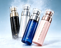 Spray fixateur de maquillage liquide matifiant, anti-rides, résistant à l'eau, longue tenue, avec logo et couleur de flacon personnalisés