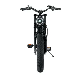 OUXI V8 Fat Tire Mountain Bikes Buy From EU USA Warehouse 20 Inches Electric Fat Bike V1 V5 Electric City Bikes
