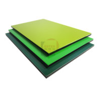 Paneles Compuestos de Aluminio (ACP) de 3mm y 4mm para Revestimiento de Paredes de Gasolineras, Resistentes al Fuego