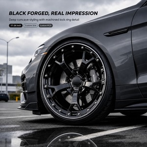 Rines de Aleación Forjados Personalizados JJS, PCD 5x112 5x108 5x114.3 5x120, 17 18 19 20 21 22 23 24 <span class=keywords><strong>25</strong></span> 26 Pulgadas, Cóncavos Profundos, B2B - Product Image 1